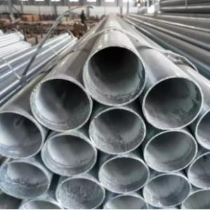 China 100mm Hot Rolled Galvanized Steel Pipe 6m Gi A53 High Density For Construction on sale