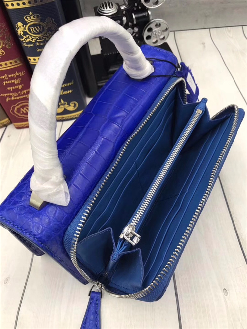 Authentic Crocodile Belly Skin Lady Small Purse Female CHIC Handbag Genuine Alligator Leather Women Cross Shoulder Bag