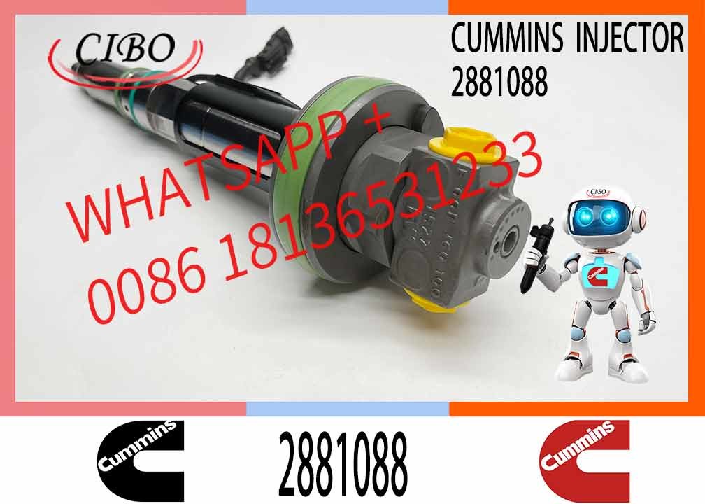 Construction Machinery PartsFuel Injector For QSK19 Diesel 2882079 F00BJ00000 2881088 0986435900 For CUMMINS Diesel Engine
