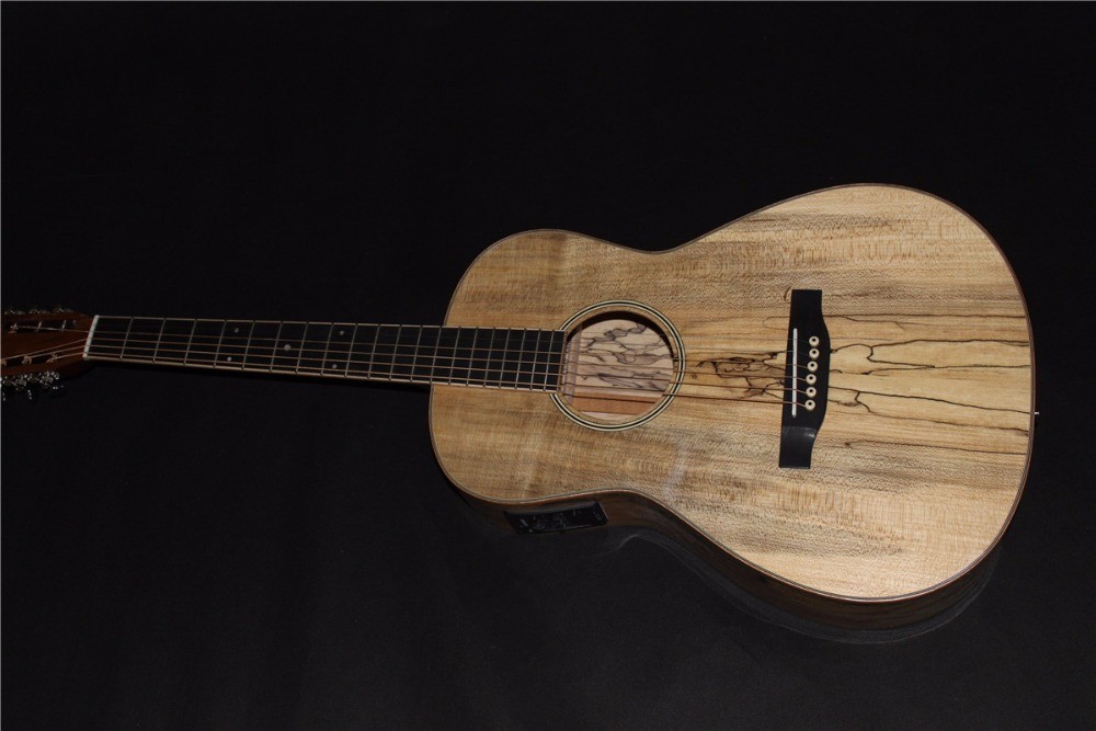 All Solid sapele wood OOO15-SM body style guitara coustic electric guitar