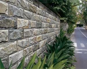 Quality Beige 3D Outdoor Stone Tiles 200x400mm Grade AAA Clay for sale