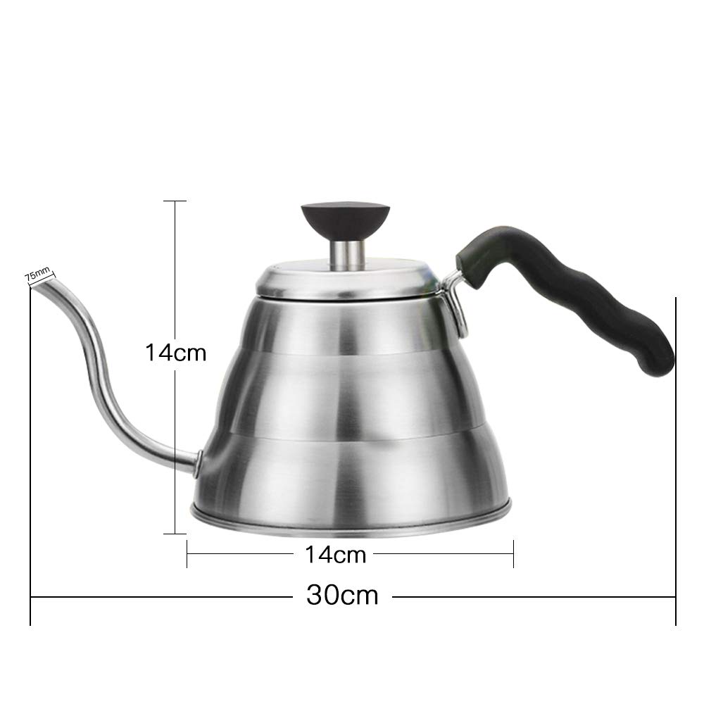 1000ml Pour Over Gooseneck Kettle Coffee Drip Kettle For Kitchen Or Coffee Shop