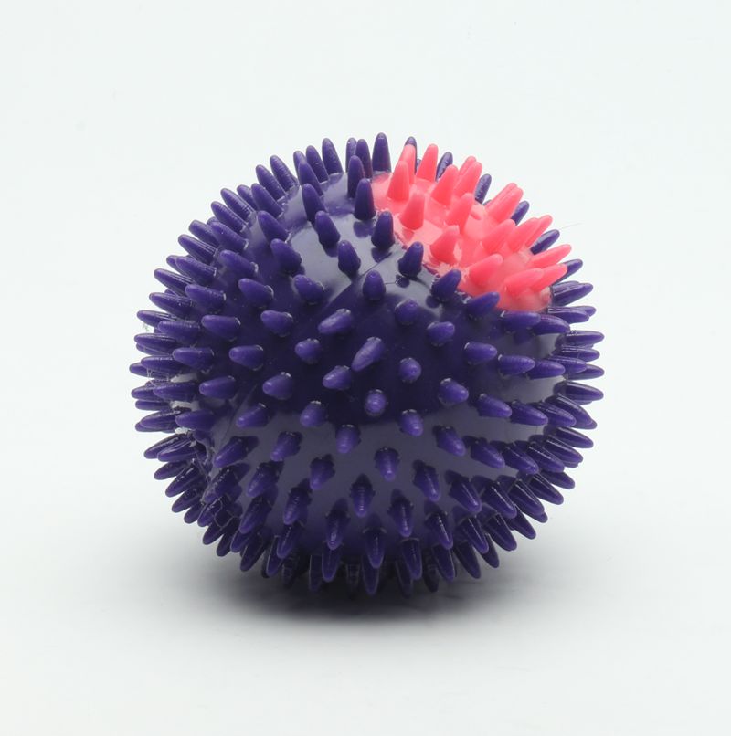 Custom Bounce TPR Dog Toy Spiky Rubber Ball Unique Design Long Service Life