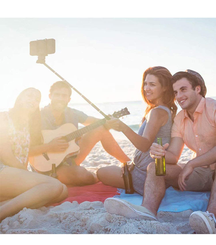 820mm BW BS8 Bluetooth Selfie Stick Tripod With Remote
