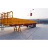 3 axle 40 cargo trailer wall panels semi flatbed trailers - CIMC for sale