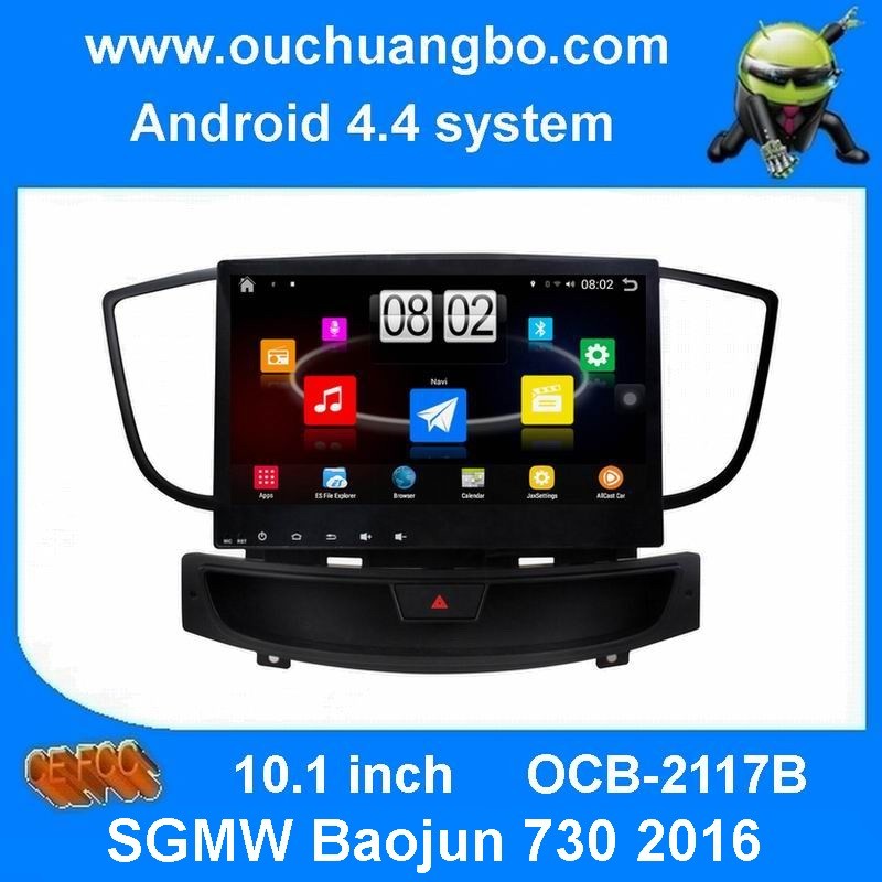 Ouchuangbo car navigation dvd android 4.4 for SGMW Baojun 730 2016 with resolution 1024*600 3g wifi AUX