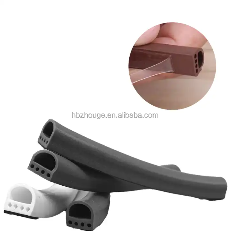 Top- Four-Hole D-Shaped Silicone Sealing Strips Guaranteed with Eco-Friendly Material