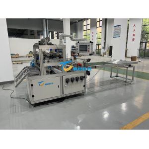 Quality Touch Screen Filter Manufacturing Machines 1000ml/min Pleating And Gluing Machine Automatic for sale