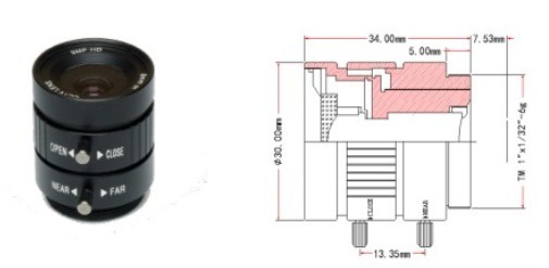 8mm cctv lens, cs mount, manual iris, 3.0 megapixel lens, 4mm, 6mm, 8mm, 12mm, 16mm, 25mm are available
