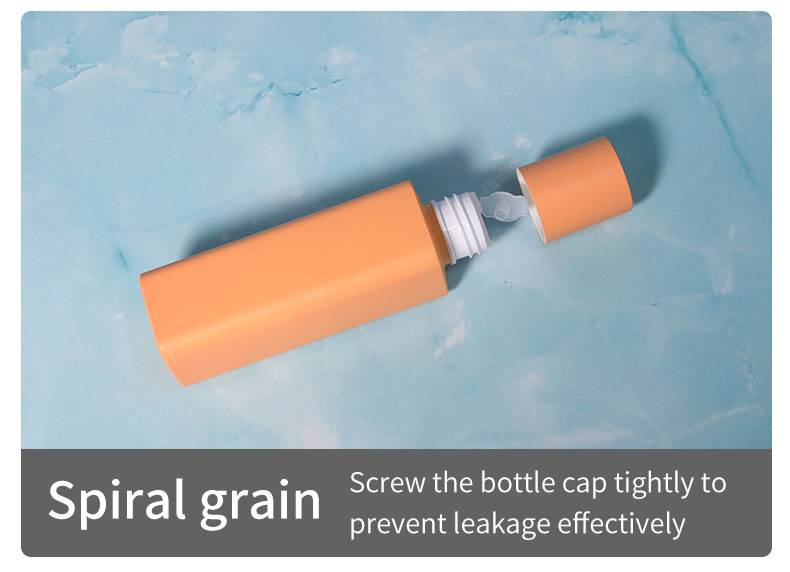Cosmetic Frosted PET Bottle Empty Plastic Bottles 100ml With Plastic Screw Cap