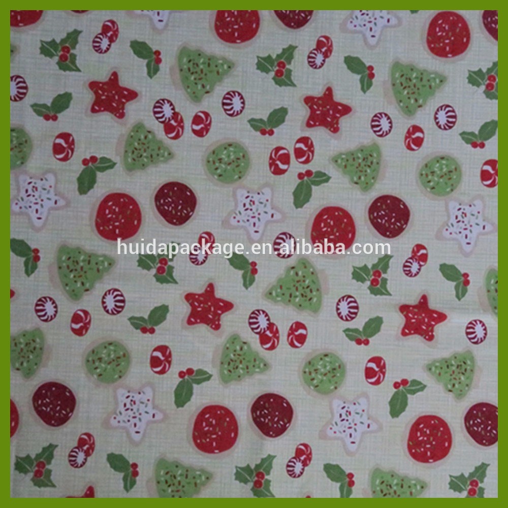 Hot selling Chrismas Snowflake n heat kids designs printed table decrational table cloths made of BSCI audited factory i