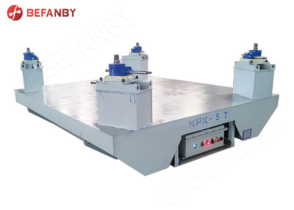 Rail Mounted Battery Powered Goods Transfer Trolley