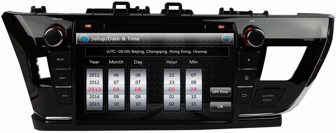 Ouchuangbo Car DVD Radio GPS Navi for Toyota Corolla 2014 USB TV Multi Language OCB-9002A