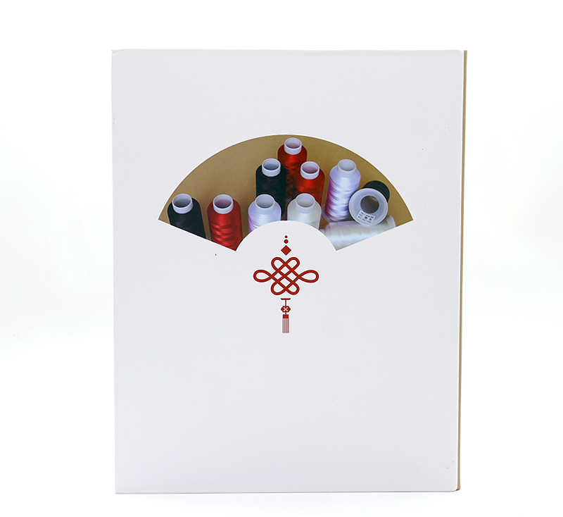 Embroidery Silk Thread Color Card Chart Sample Book 2ply 720 colors for embroidery