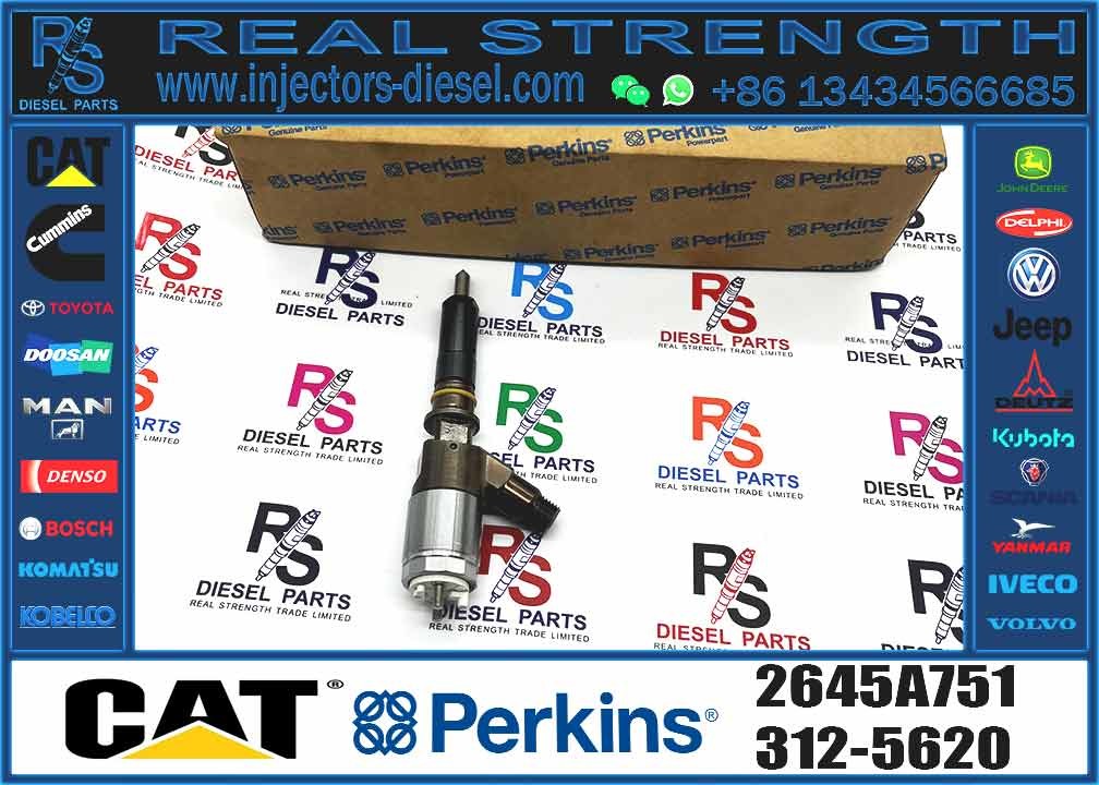 Diesel Fuel Engine Injector 2645A751 10R-7938 320-0655 10R-7939 Fuel Injector For Cat Excavator Engine C6 C6.4