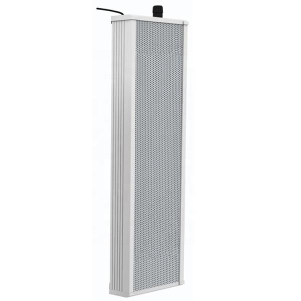 80W Waterproof Aluminum Column Speaker 70DB 80HZ-16KHZ Frequency