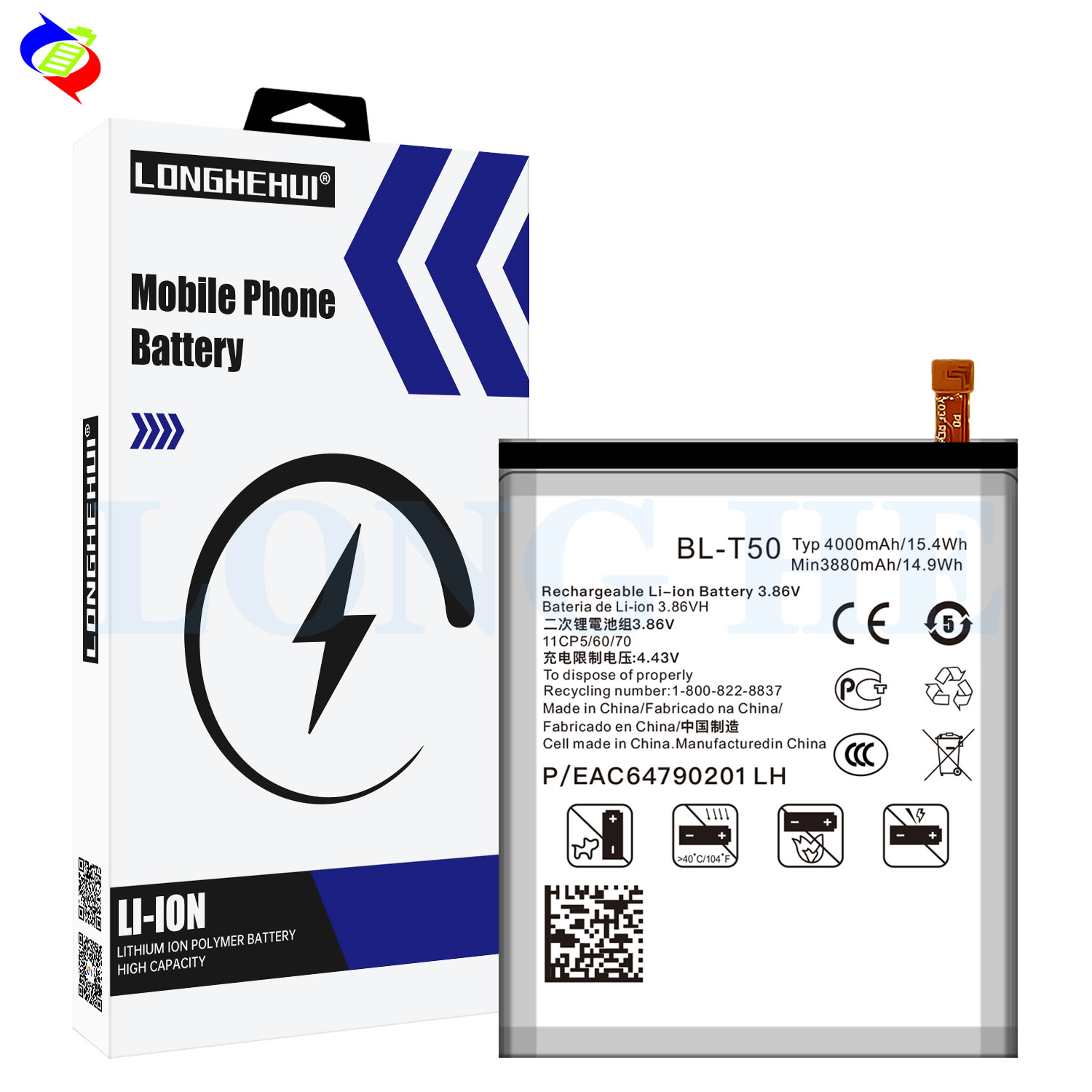 BL-T50 Original Outlet Mobile Phone Battery for LG Velvet 5G LM-G900 OEM/ODM