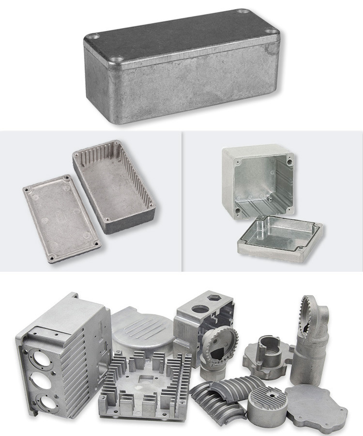 ADC12 A380 Die Cast Aluminum Alloys Heatsink Shell High Precision ISO9001