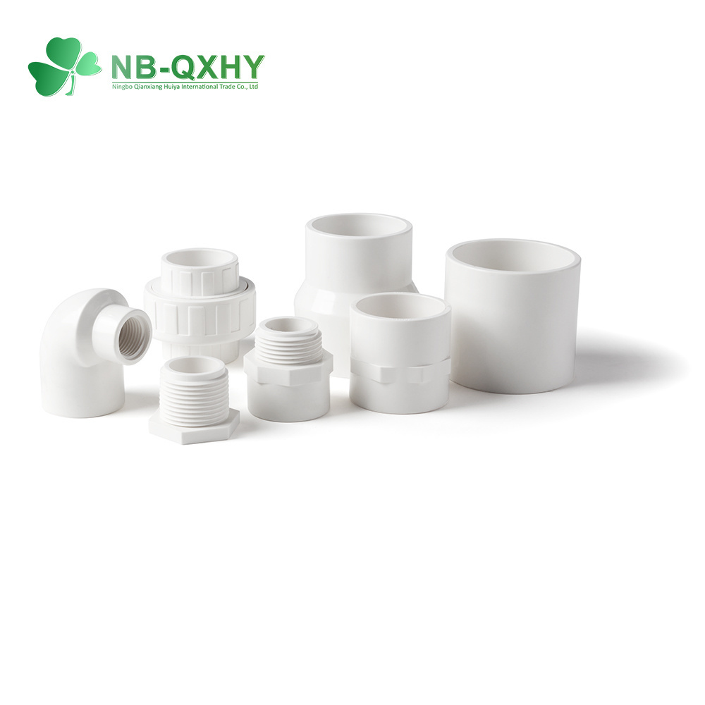 All Type of ASTM Sch40 Standard UPVC Pipe Fittings Plastic Plumping Fittings ASTM Standard Sch40 and Sch80 PVC Fittings