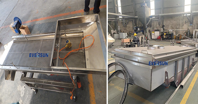 Large Capacity Carbon Steel Double Deck Linear Vibrating Screen Machine For Mineral