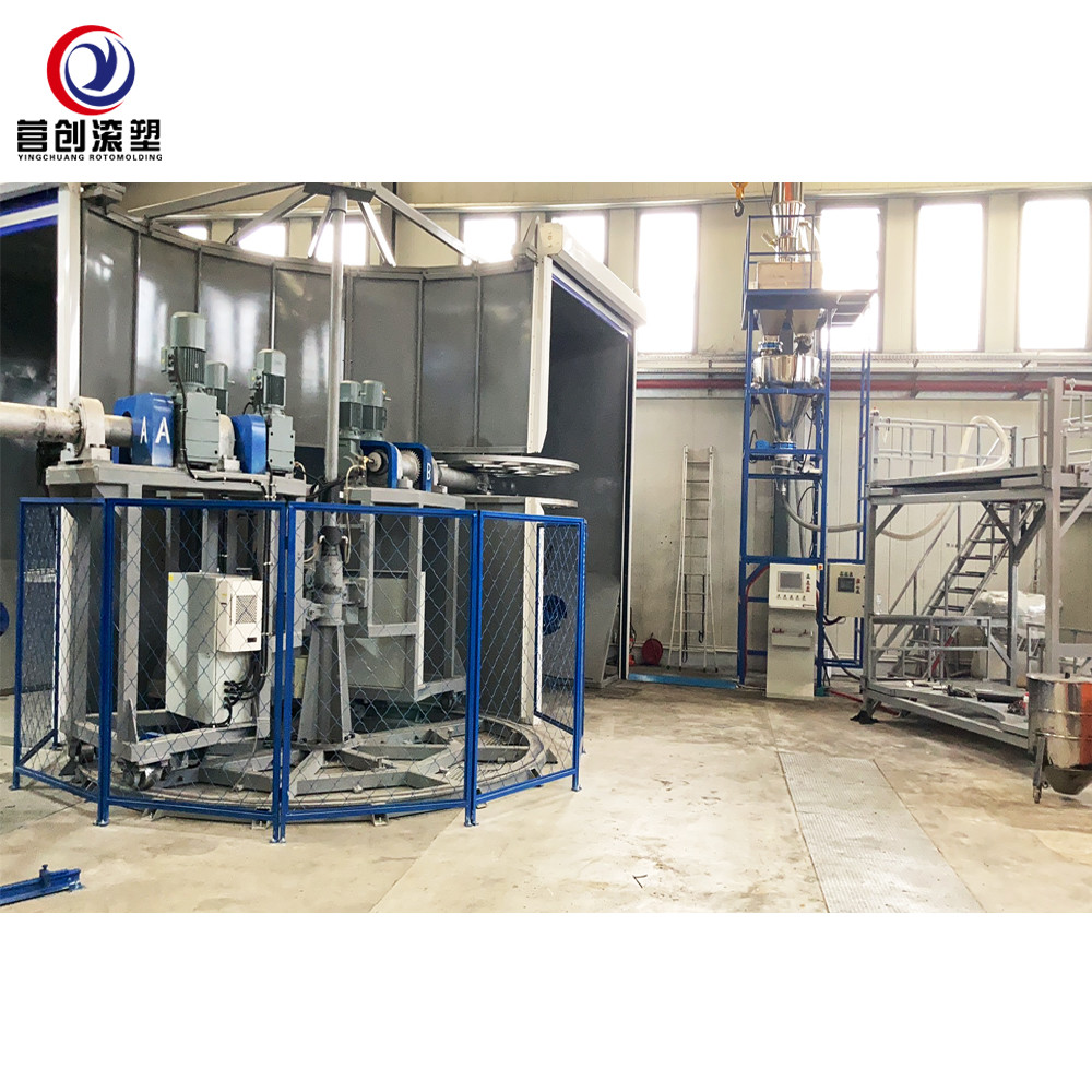 China Automatic Rotary Moulding Machine for producing cooler boxes