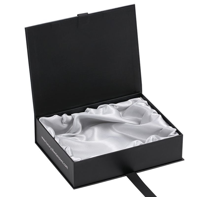 Wholesale Custom Folding Foldable Magnet Packaging Cardboard Box Rigid Gift Magnetic Packing Boxes for Human Hair Extension Wig Accessories