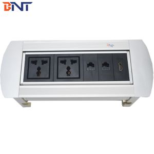 Customized multifunctional manual rotating hidden table power socket outlet