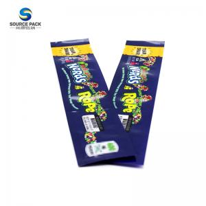 Quality Gummy Candy Mylar Bag Three Side Sealed Zipper Custom Printed Glossy Packing for sale