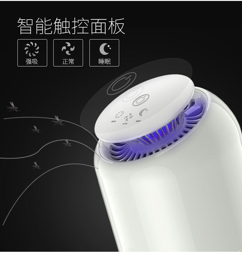 2020 New UV Electric LED Home Insect Trap Mosquito Killer Lamp with USB