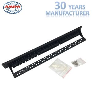 Quality Black Rack Mount Patch Panel 19inch for sale