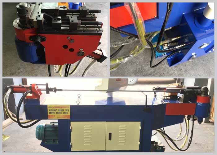 Aluminum PipeHydraulic Pipe Bending Machine DW38NC 4KW Low Power Construction