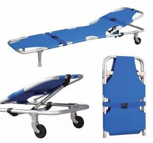 Quality Lightweight Patient Transport Stretcher Aluminum Alloy Stretchers with Backrest Medical Emergency Stretcher Bed for sale