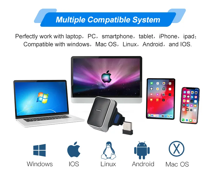 Wireless 2D Bluetooth Barcode Scanner DI9010C-2D with CMOS Technology