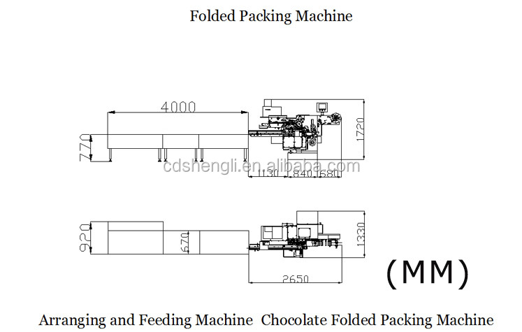 10-80*4-45*4-35 MM Chocolate Size Automatic Biscuit Fold Packing Machine with Gearbox