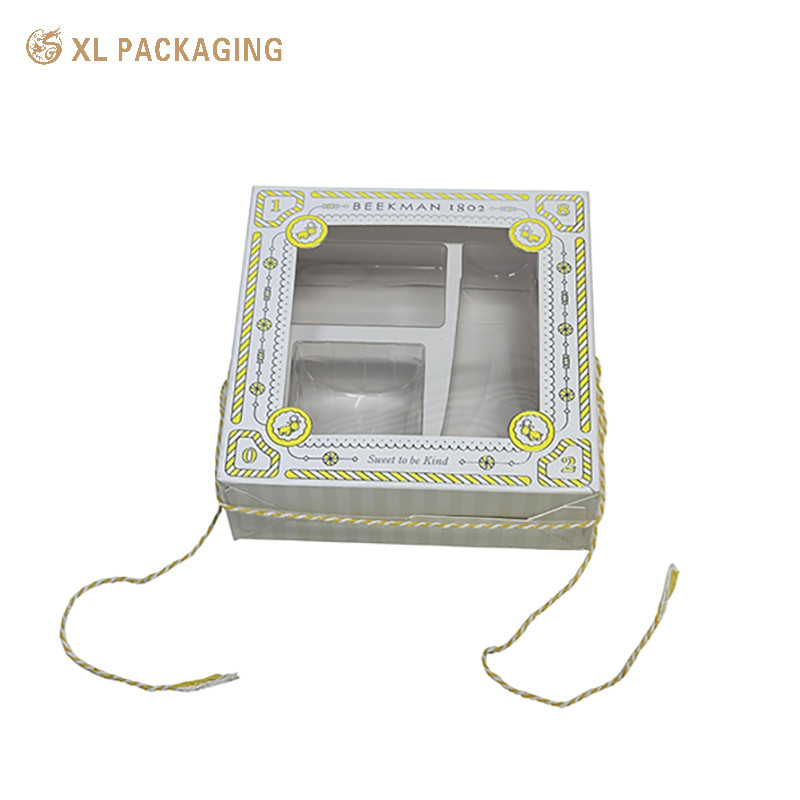 Shiny Sliver Foil Cosmetic Window Packaging Boxes Folding Paper Box For Hand Cream Gifts