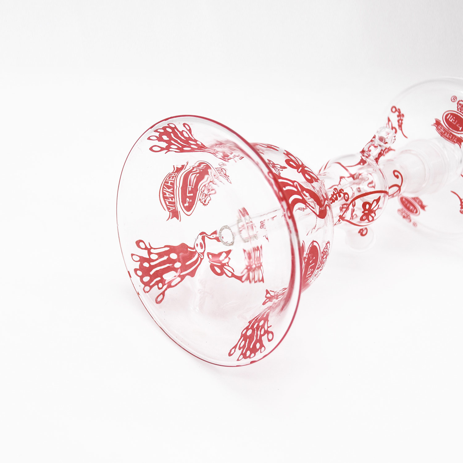 Bars Inhale Borosilicate Glass Water Tobacco Pot