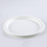 Eco-friendly Retail Shrinking Package Sugarcane Round Plates Biodegradable