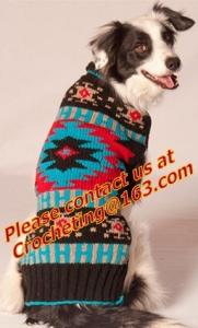 China Hand crochet, dog sweaters, crochet Pet Sweater, knit dog sweaters, Dog snowflake pattern on sale