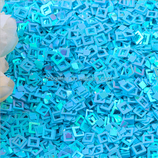 Transform Your Nails with Colourful Nail Beauty Products Plastic Blank Square Pieces Sequined Fluorescent Pieces and More