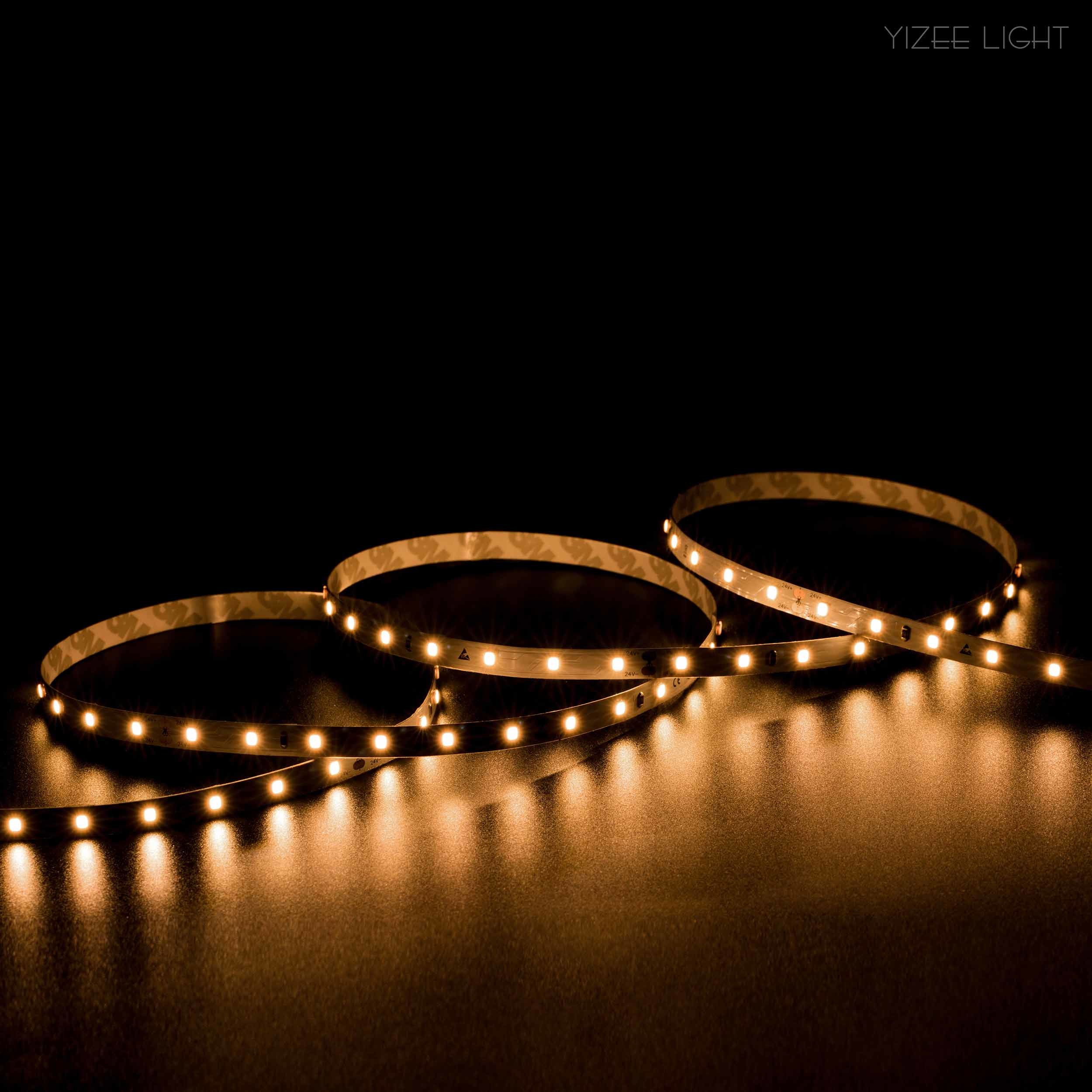 DC24V Flexible LED Strip 8mm PCB Width 60 LEDs/M Indoor Outdoor Led Flexible Lighting Strip