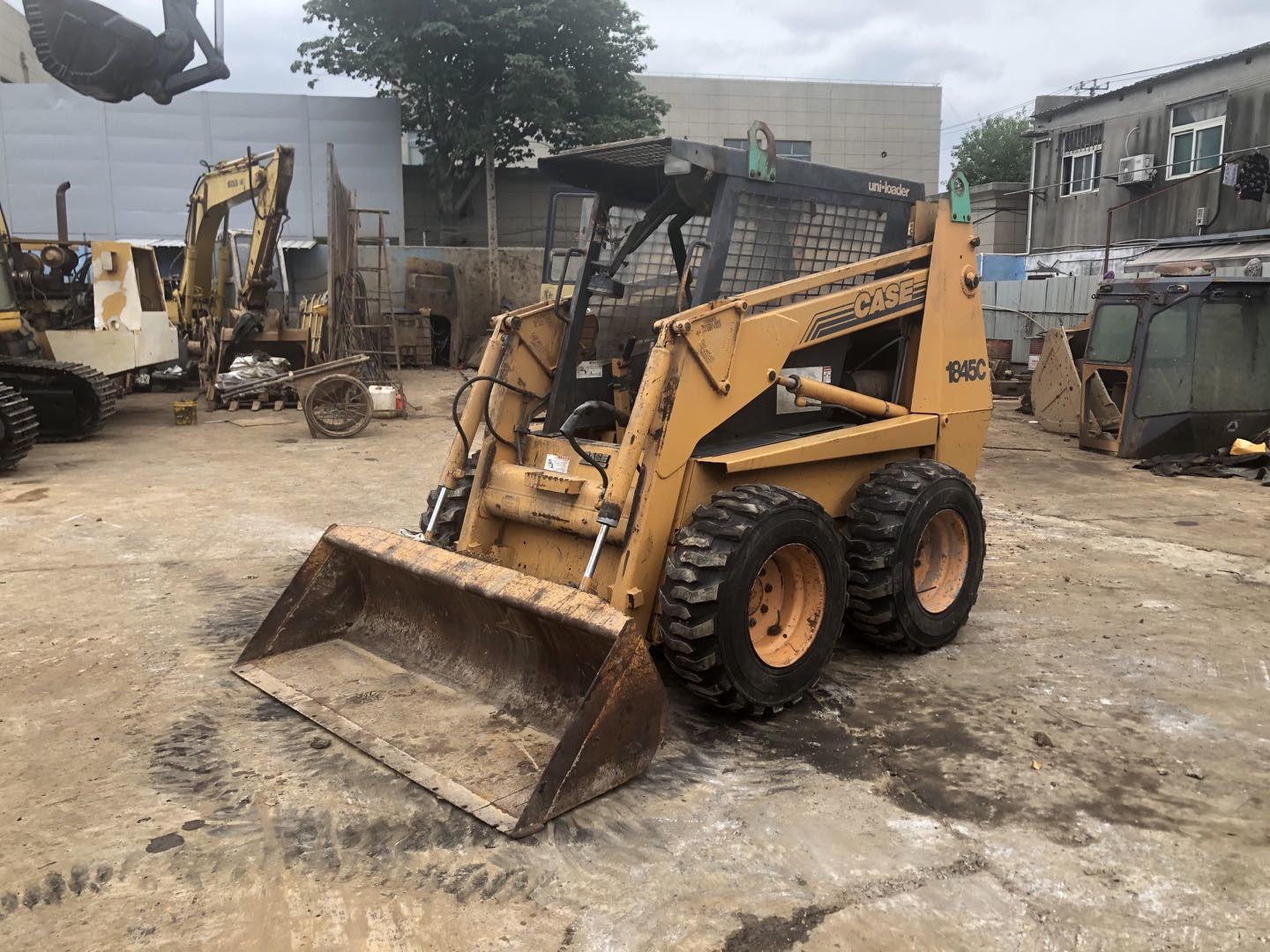 74hp Used Skid Steer Loader Case Engine Make 1845C