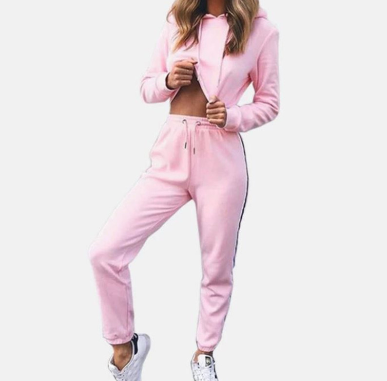 Fitness Hooded Womens Hooded Tracksuit Sportswear Women Tracksuit