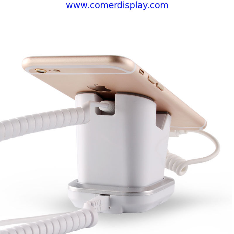 COMER telephone anti-theft alarm security cable locking for mobile phone accessories stores