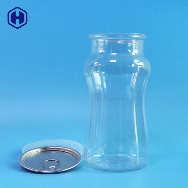 Thin Wall Clear Plastic Cans Lightweight Cylindrical Plastic Containers