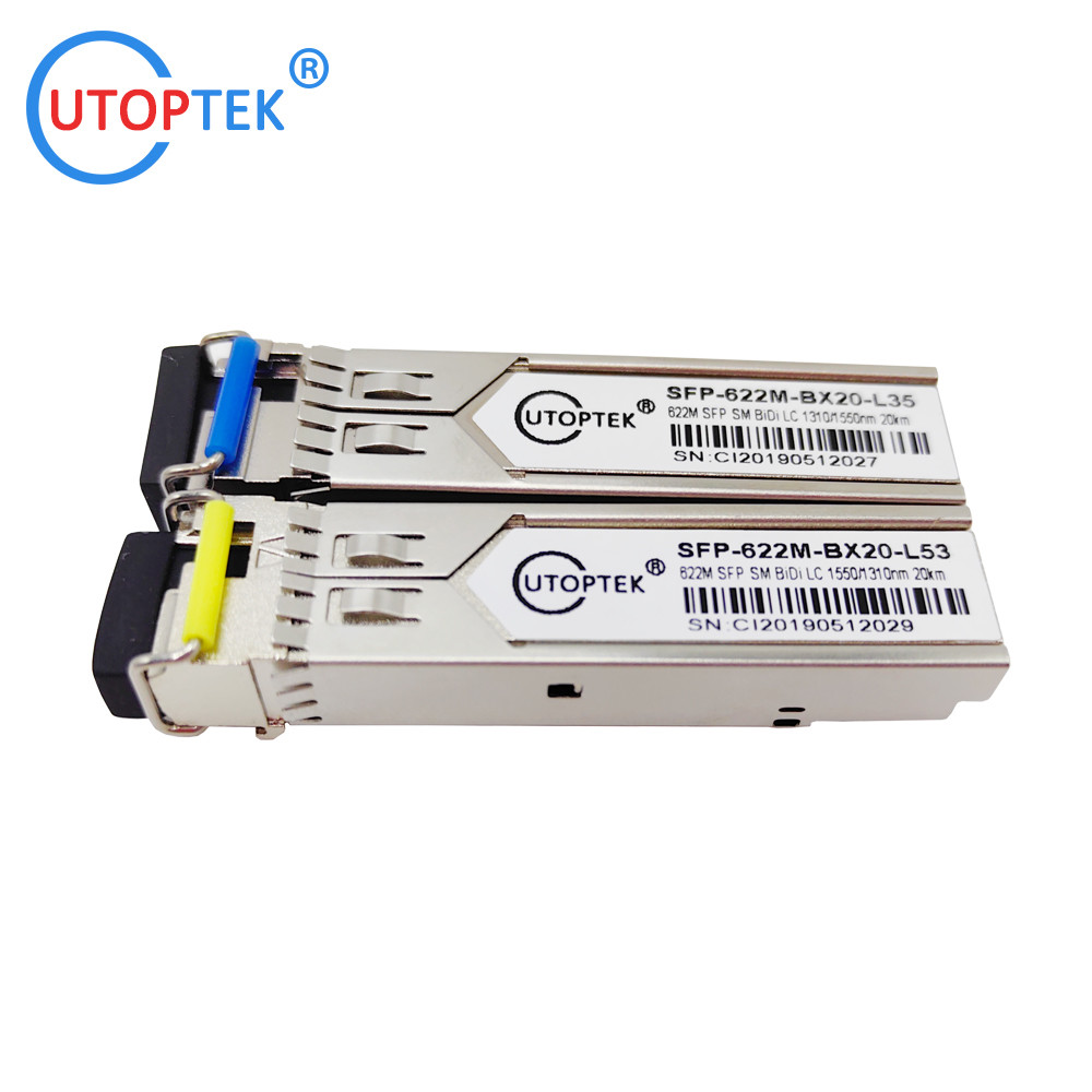 622M STM-4 SMF Bidi LC 20km 1310/1550nm SFP module optical Transceiver for ZTE/Cisco/Huawei/HPE/Aruba/Mikrotik