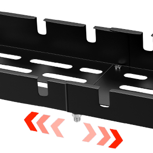Desktop Storage Rack for Cable Cord Bundle Upgraded Telescopic Carbon Steel Cable Box