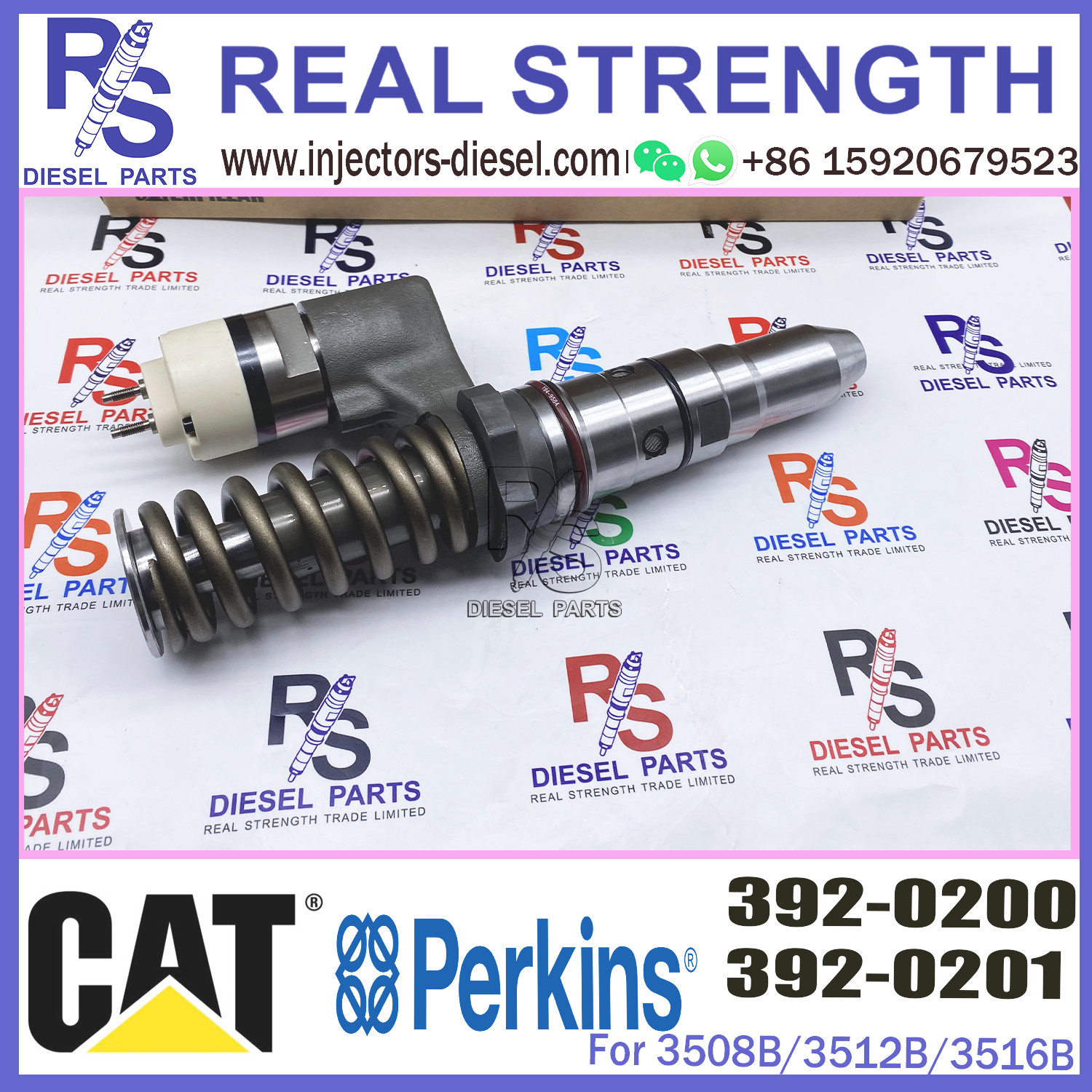 CAT 3508 3512 3516 3524 Engines Diesel Fuel Injector 3920200 20R-1264 20R1264 392-0200 for Caterpillar