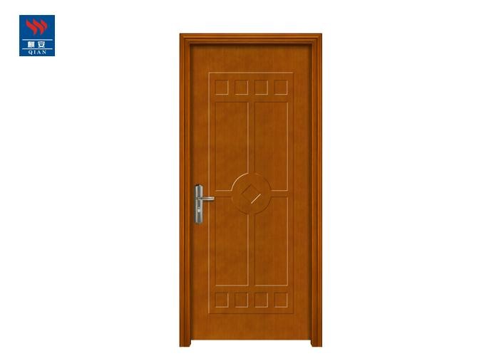 Commercial Hotel Carving Fire Rated Single Leaf Solid Wooden Door