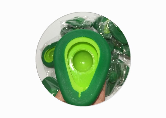 Reusable Silicone Fresh Cover / Silicone Avocado Savers Logo Customized For Avocado