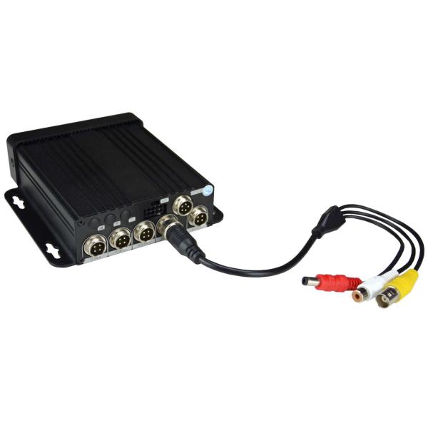 4 Channel SD Card Mobile DVR 4G GPS WIFI 1080P Mini Mobile DVR